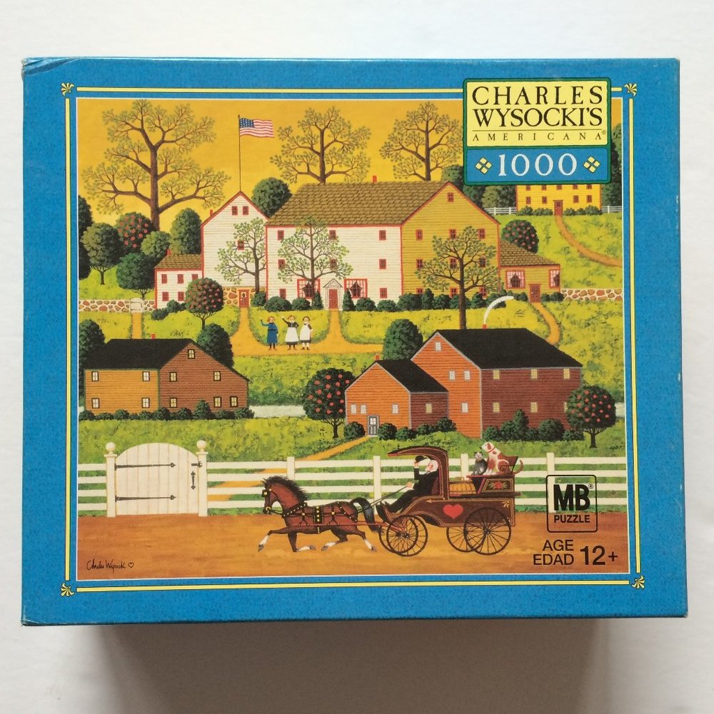 Charles Wysockis Jigsaw Puzzle 1000 Pieces Hi Neighbor 2005 New Sealed In Box
